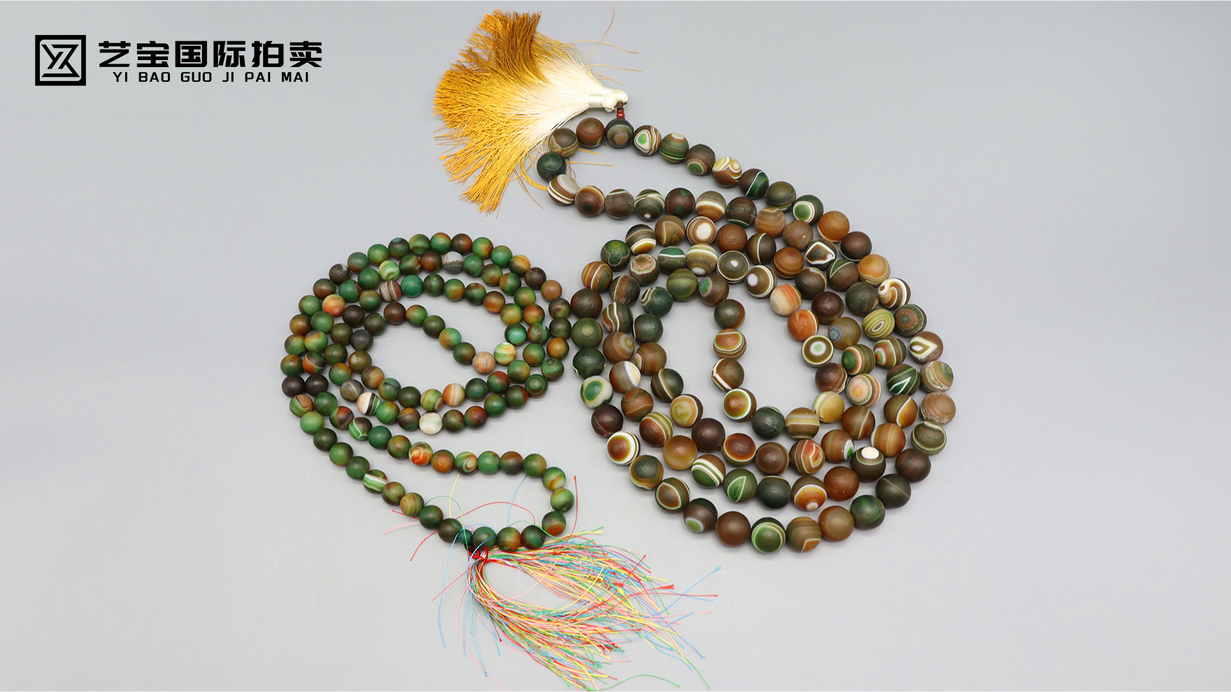 青眸流苏玛瑙串：岁月沉淀的古韵明珠，收藏界的东方绮梦