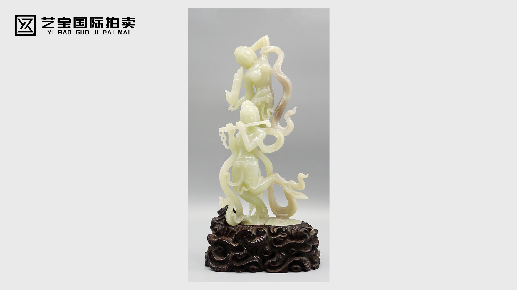 白玉飞天：玉中仙舞，古韵流芳