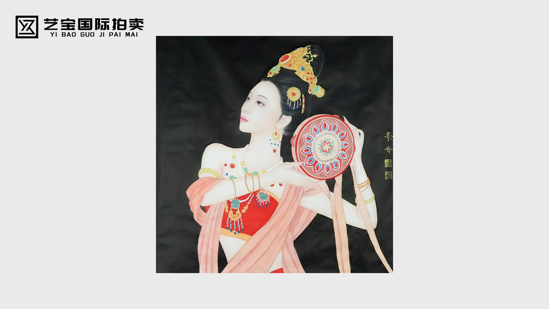 景哲工笔：让敦煌飞天，落在当代的绢素上