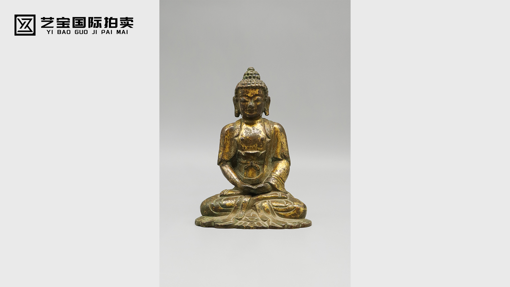 清代铜鎏金药师佛像｜鎏金方寸间，妙相承梵音