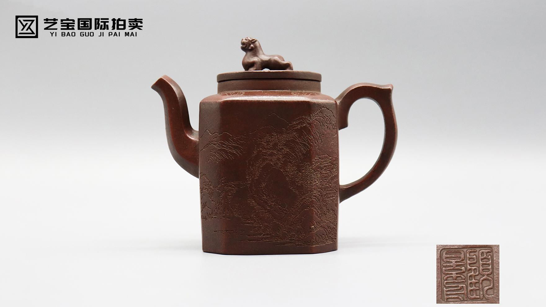 顾景舟六棱紫砂壶