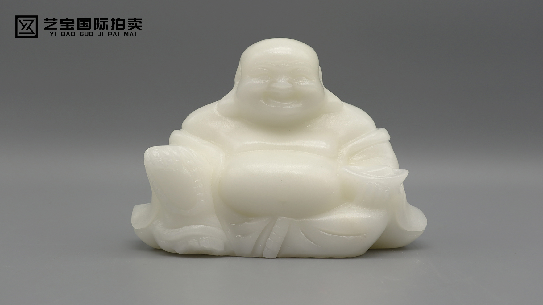 碳酸盐玉弥勒佛摆件
