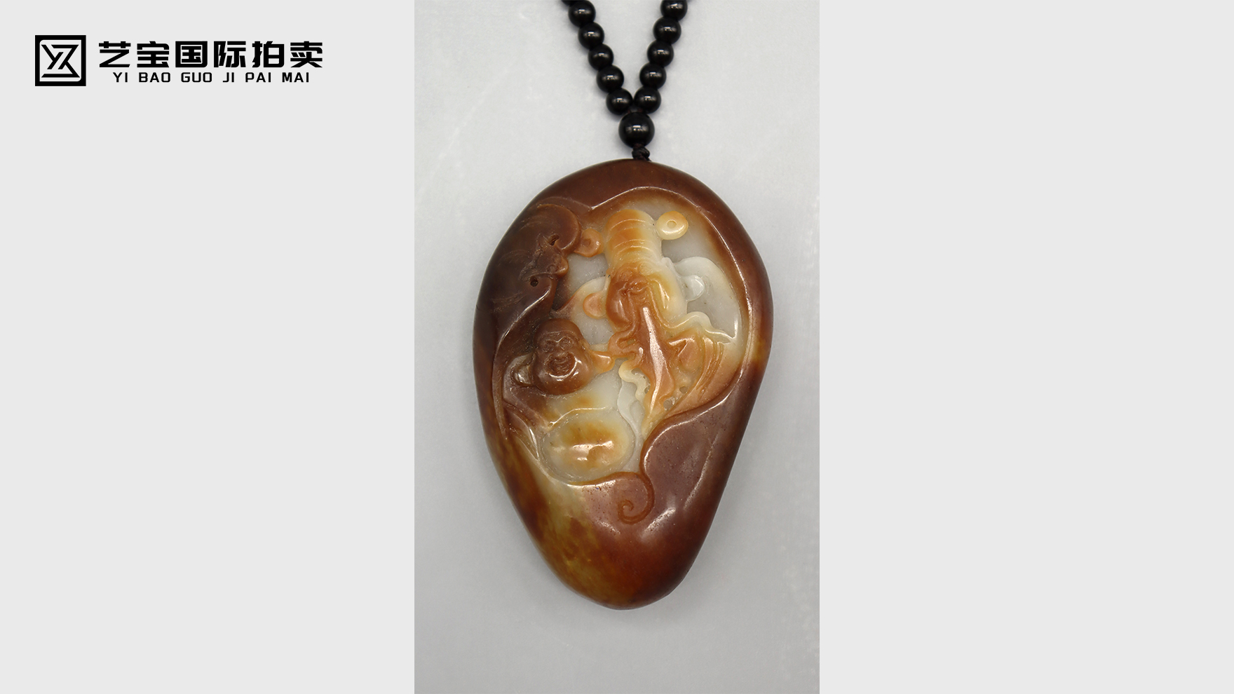 和田玉福财双至玉雕