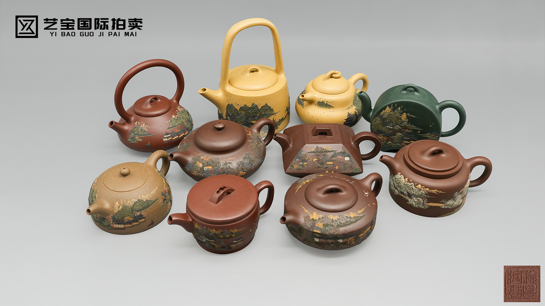 施昌·紫砂艺术『西湖十景』：一壶一景，一器一诗