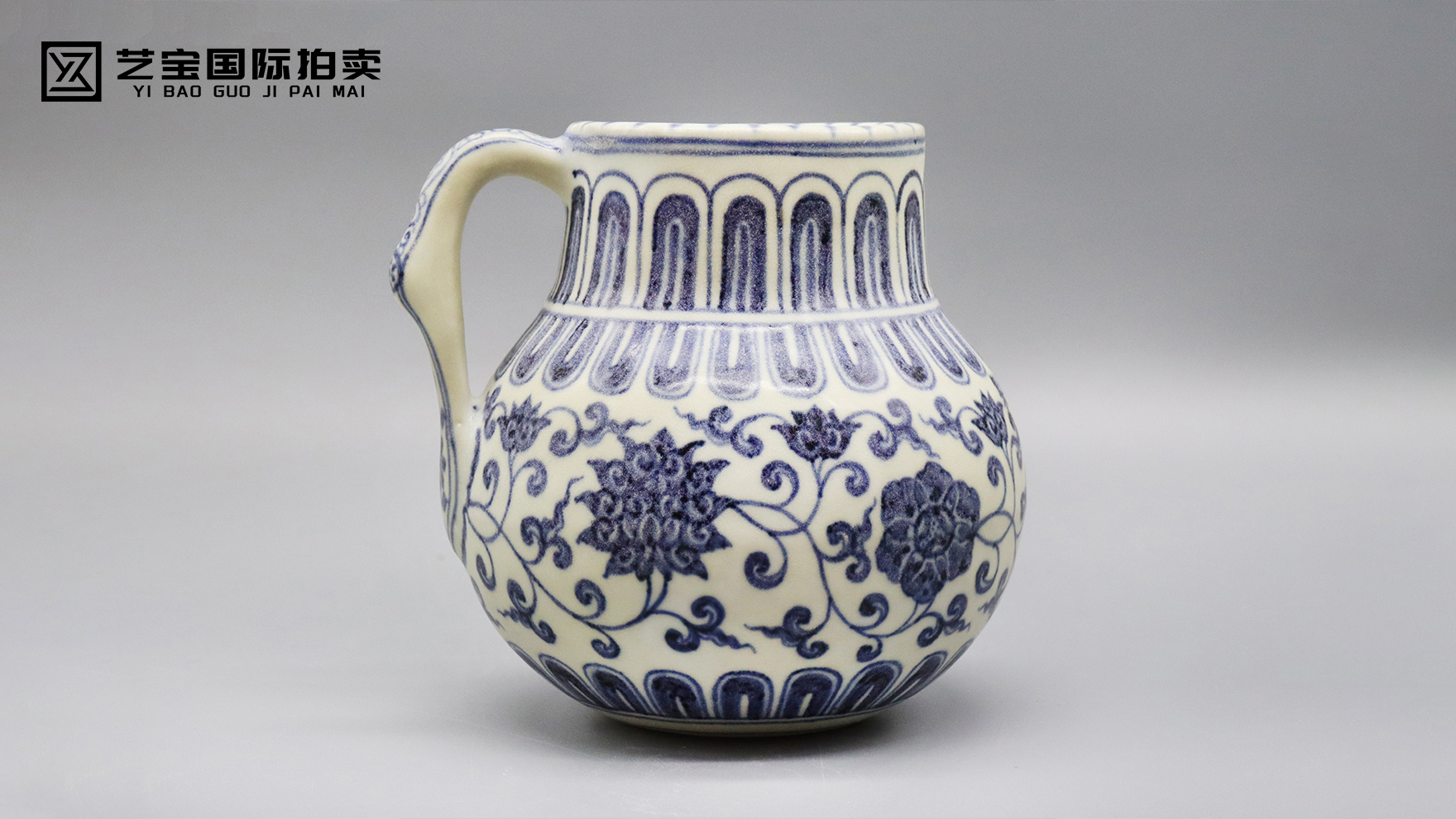宣德青花花浇